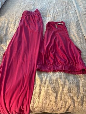 Zara Fuchsia Pink Two-Piece Set